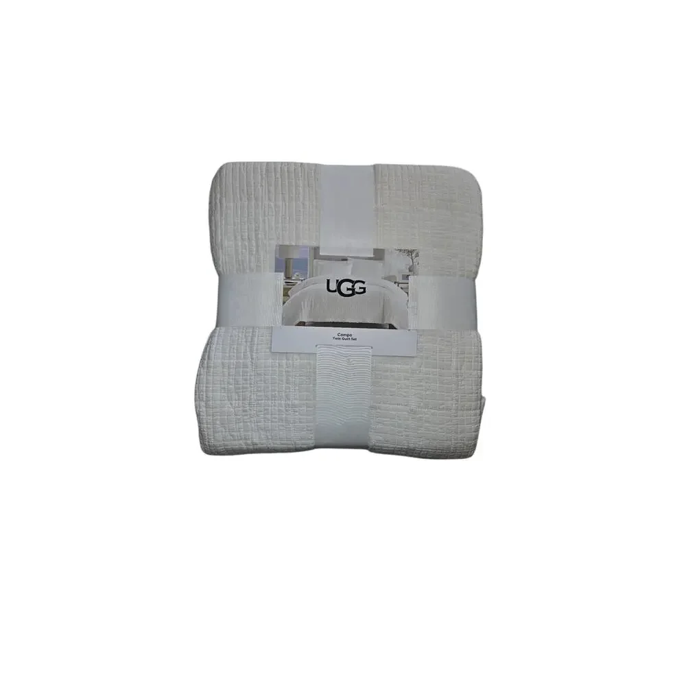 UGG $150 Campo Classic Quilt Set, Twin Snow White